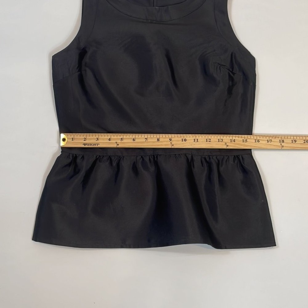 Vineyard Vines Top Size 2 Black with Rhinestone button at back of Neck. Dressy - Picture 9 of 12